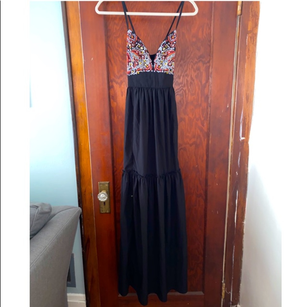 Embroidered Abercrombie & Fitch Maxi Dress